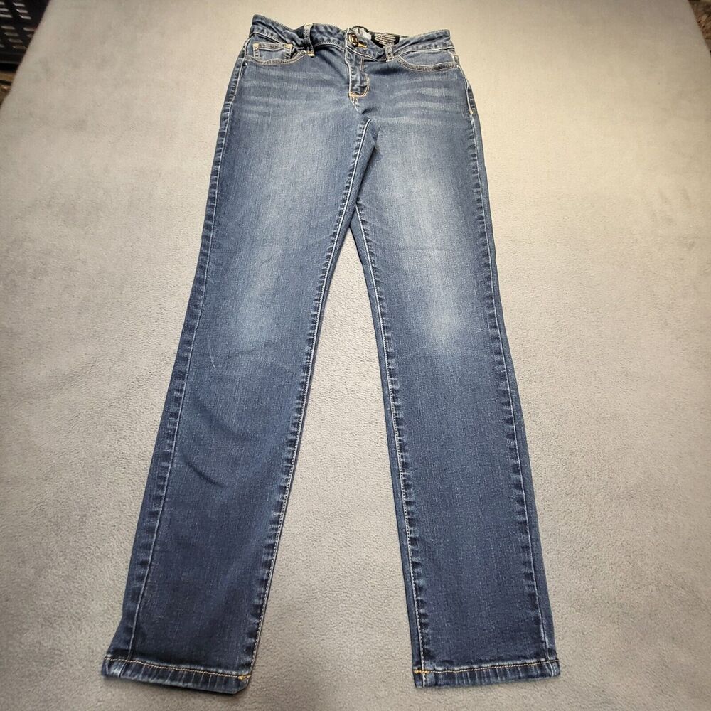 Buffalo David Bitton Jeans Womens 6 Blue Pursuit Skinny Soft Stretch Distressed